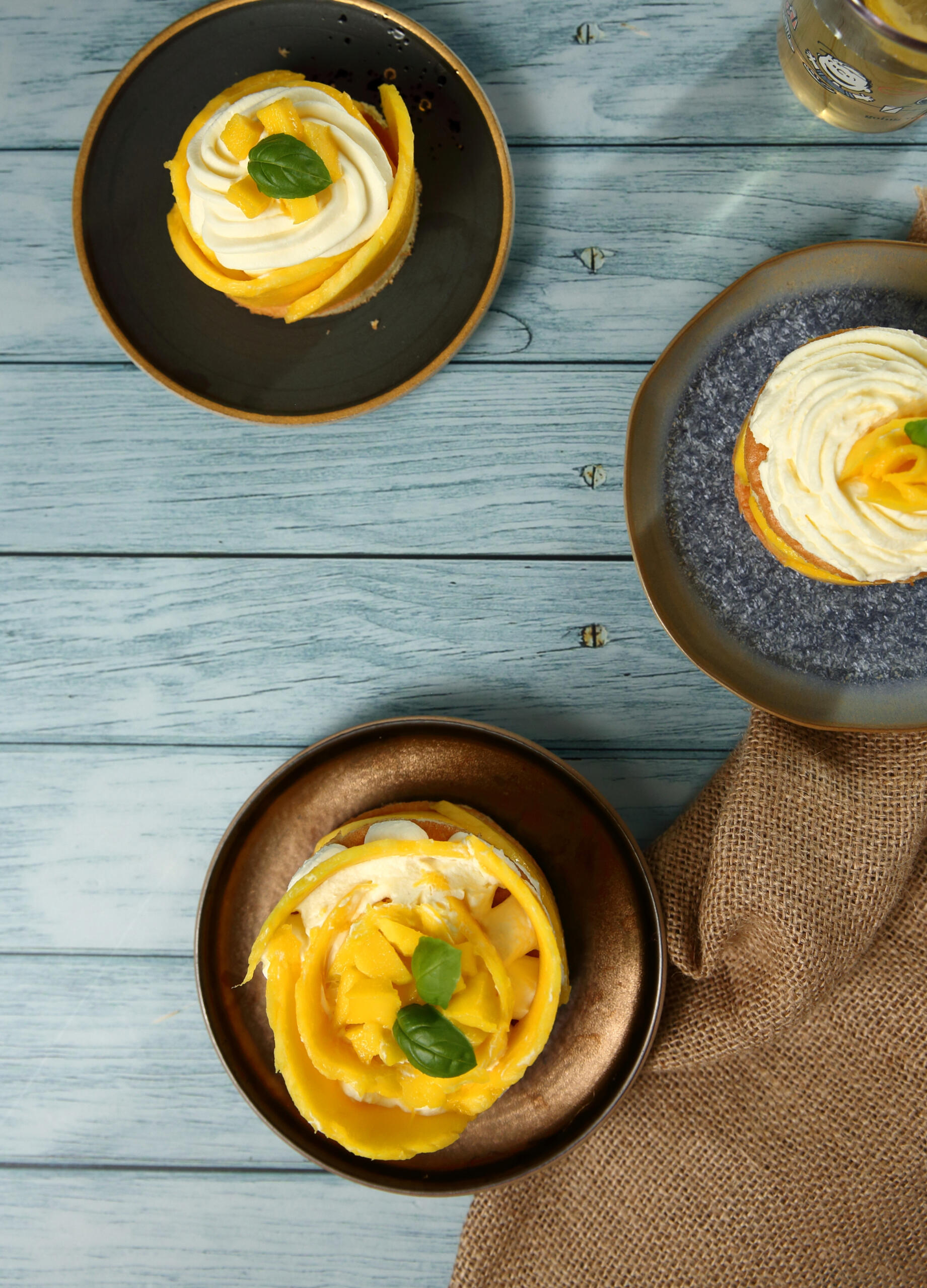 food photography - summer mango cream cupcakes food photography - Summer mango cream cupcakes