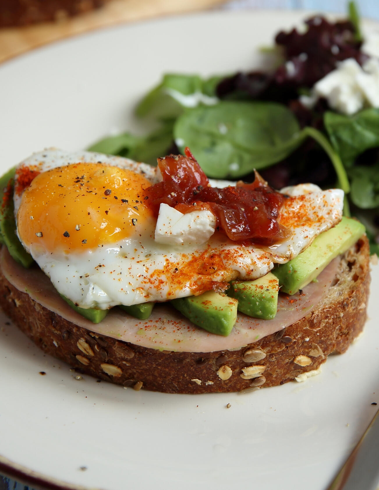 UK South East food photography - Avocado sourdough with apple chutney UK South East food photography - avocado sourdough with apple chutney